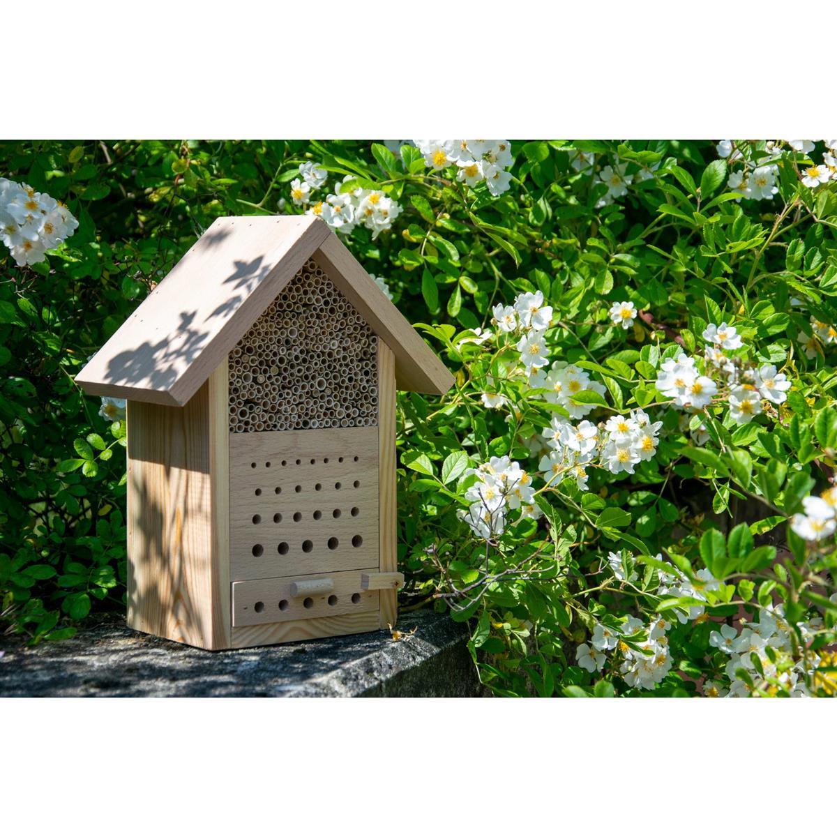 Dobar Bienenhaus Maja Insektenhotel natur