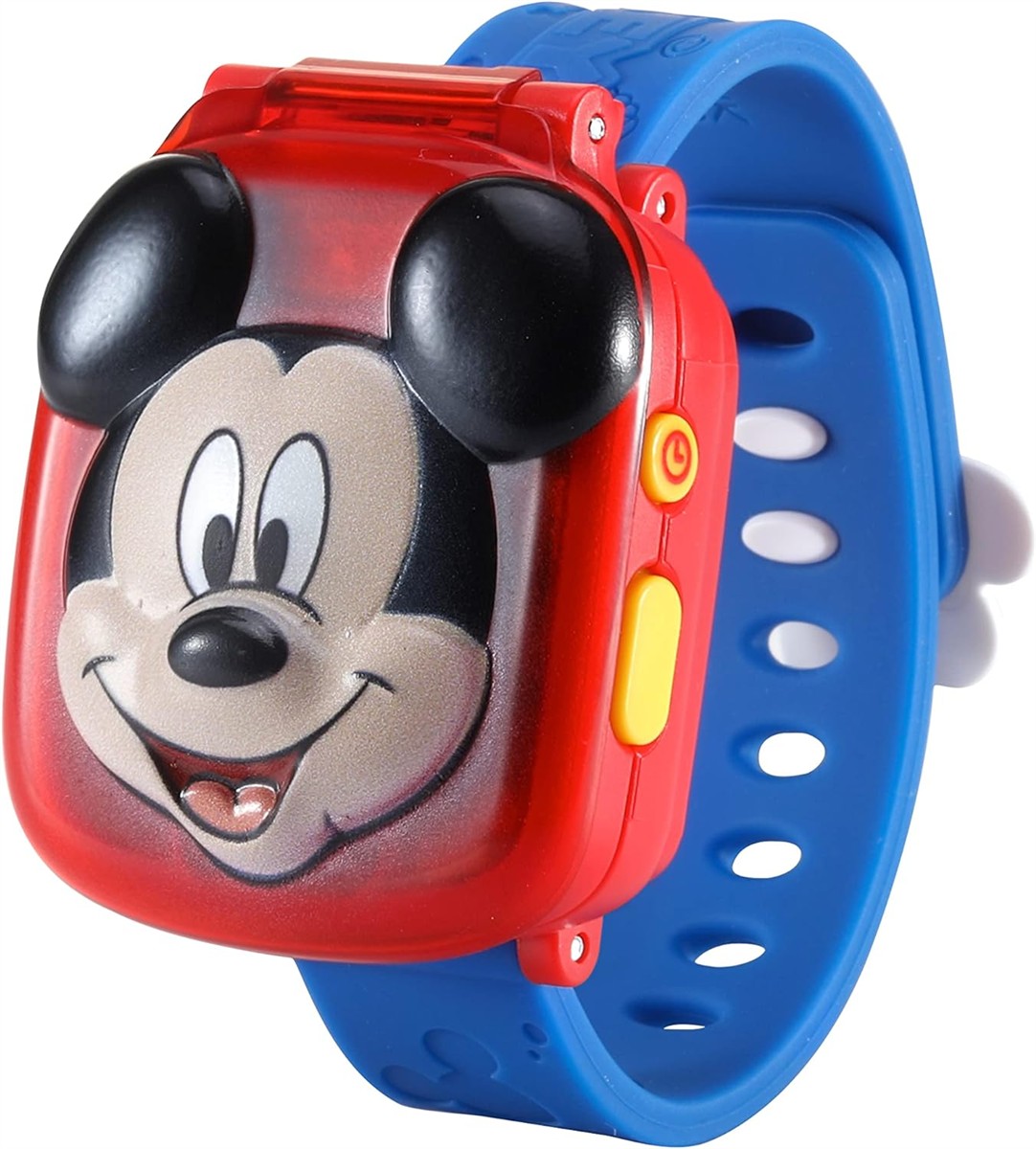 Kinderuhr, Mickey Maus, Spieluhr, Spielzeuguhr, Blaues Band