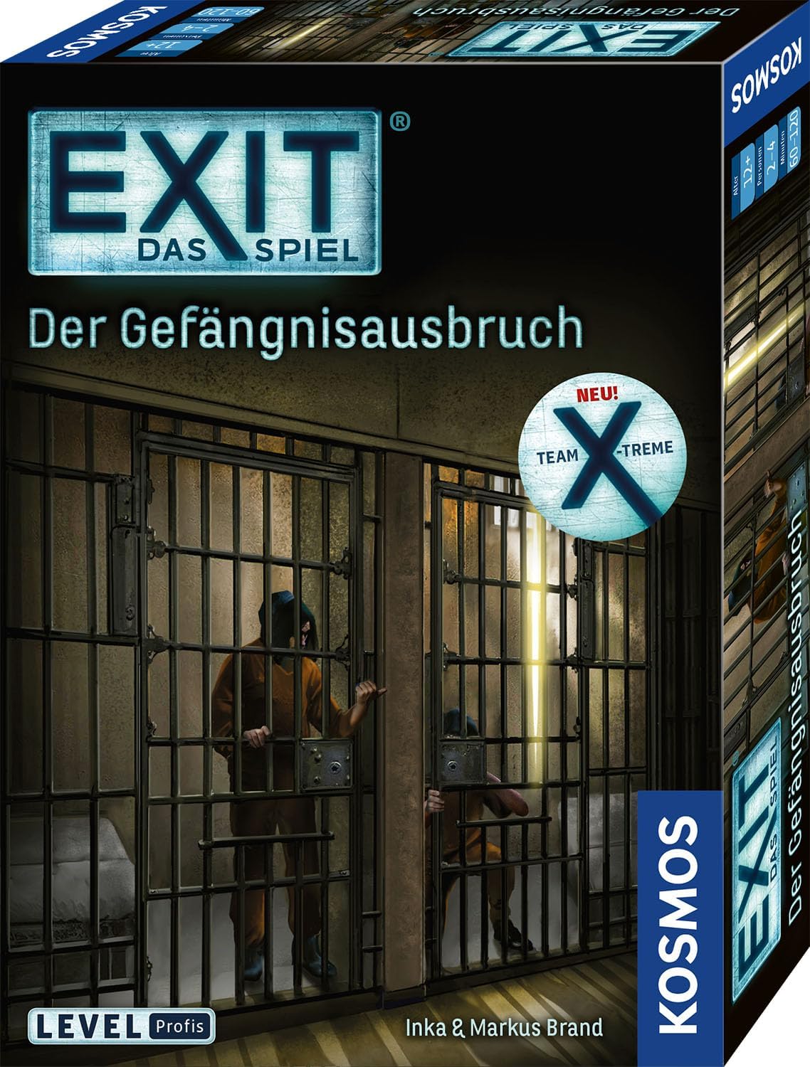KOSMOS 683924 EXIT - Das Spiel - Der Gefängnisausbruch, Level: Profi, Team-Challenge in 2 Teams, Escape Room Spiel EIN einmaliges Gesellschaftsspiel