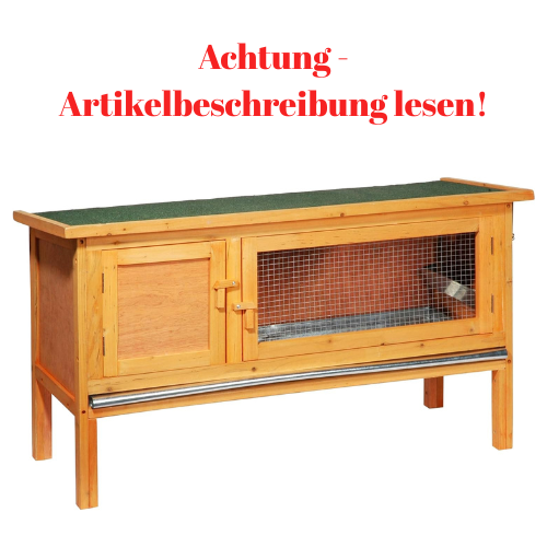 Dobar Kaninchenstall mit Innentreppe Kleintierstall DH129