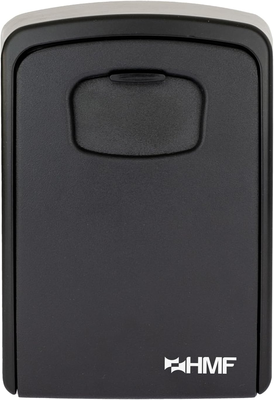 HMF Schlüsseltresor mit 4-stelligem Zahlencode Schlüsselbox für außen 14,5 x 10,5 x 5,5 cm Schwarz