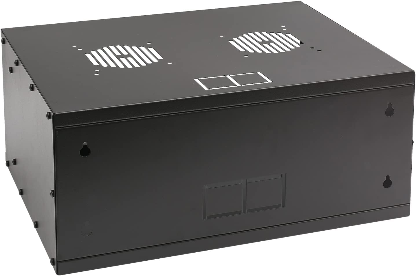 servergehäuse, Computer-Gehäuse, Metallschrank, schwarz, Belüftung