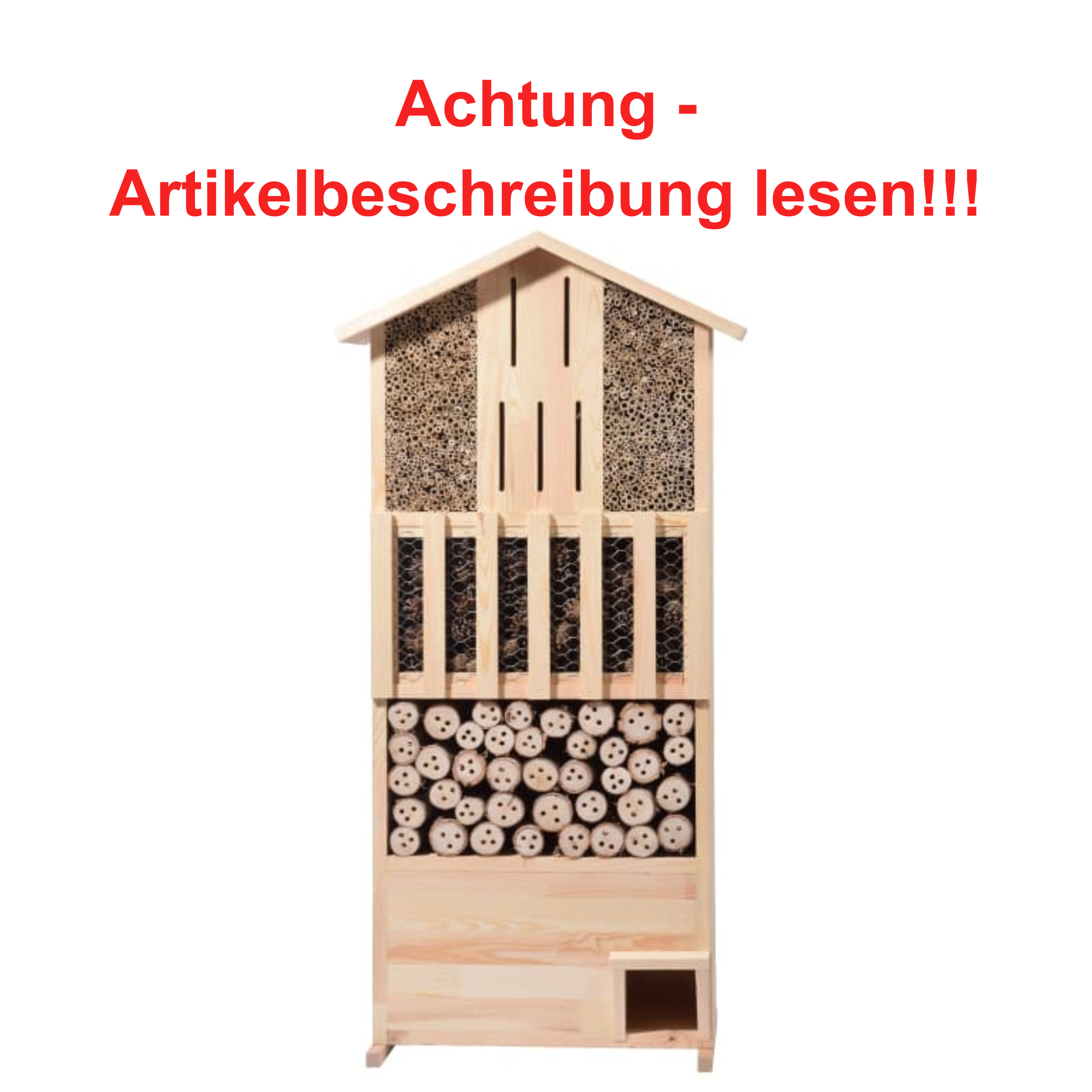 Insektenhotel, Holz, Bienenhotel, Röhrenholz, Zweignistholz?