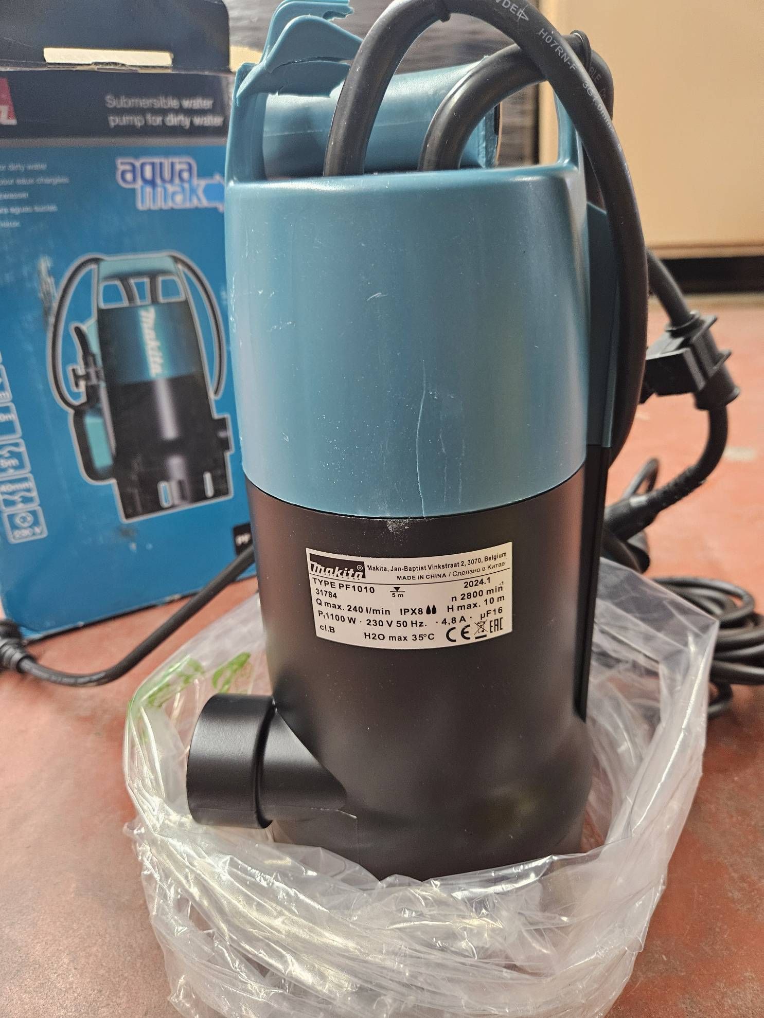 Makita Tauchpumpe Klar- und Schmutzwasser PF1010 #E502