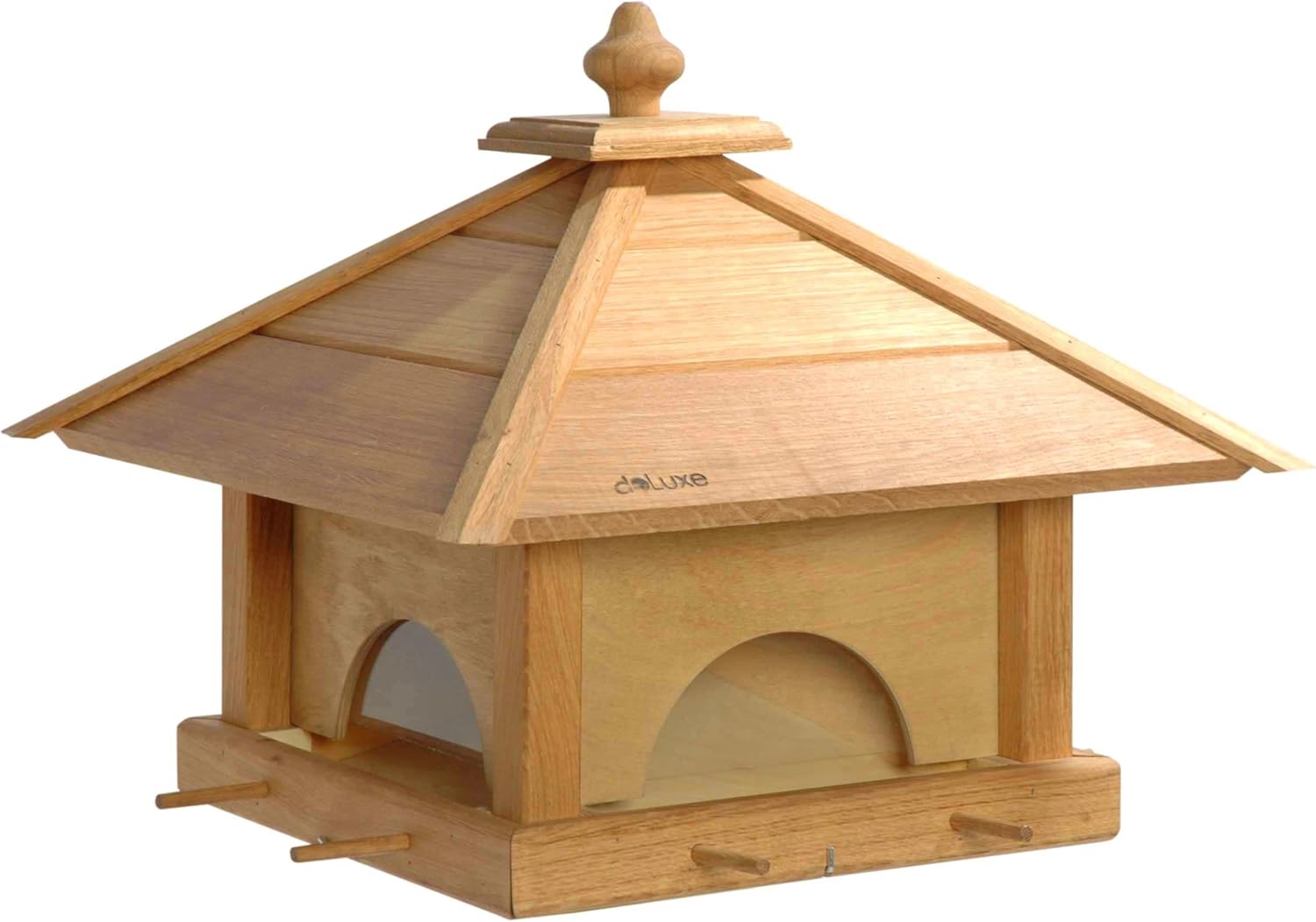 Holzhaus, Vogelhaus, Mini‑Schrein, Drechselholz, Naturholz