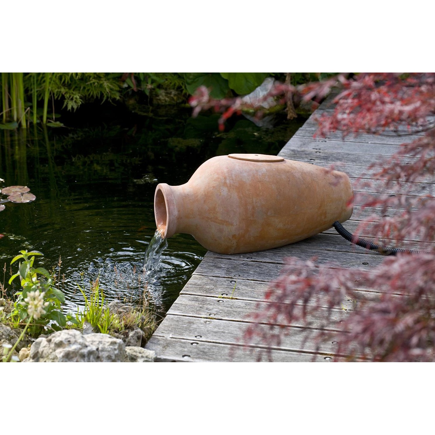 Acqua Arte Dekor Teichfilter Amphora I 60 x 30 x 28 cm Terrakotta
