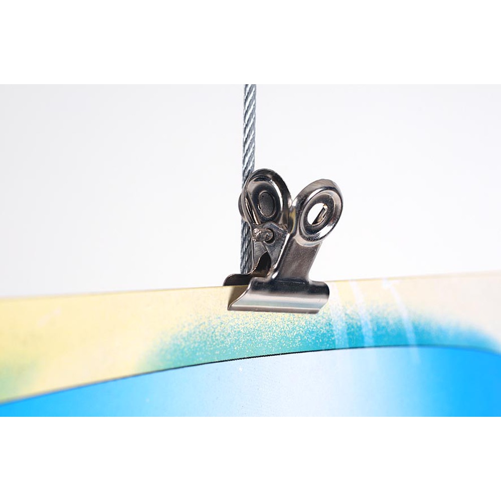 Magnetklemmen 6 Stück, 20 mm, mit ultra starkem Magnet, Architektenklammer in chrom, kupfer, schwarz