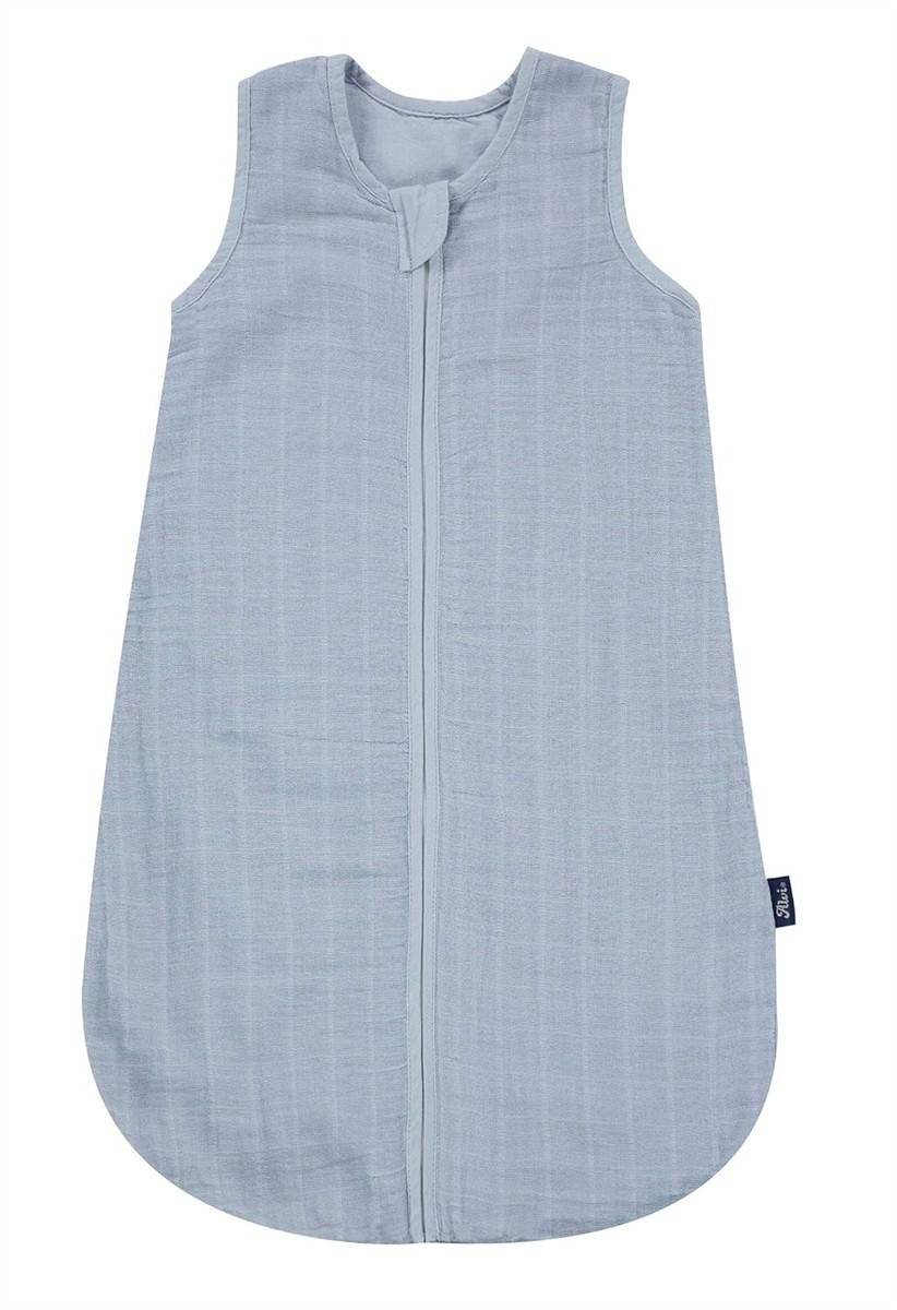 Schlafsack, Baby, Gesteppte Stoffe, Reißverschluss, Hellblau