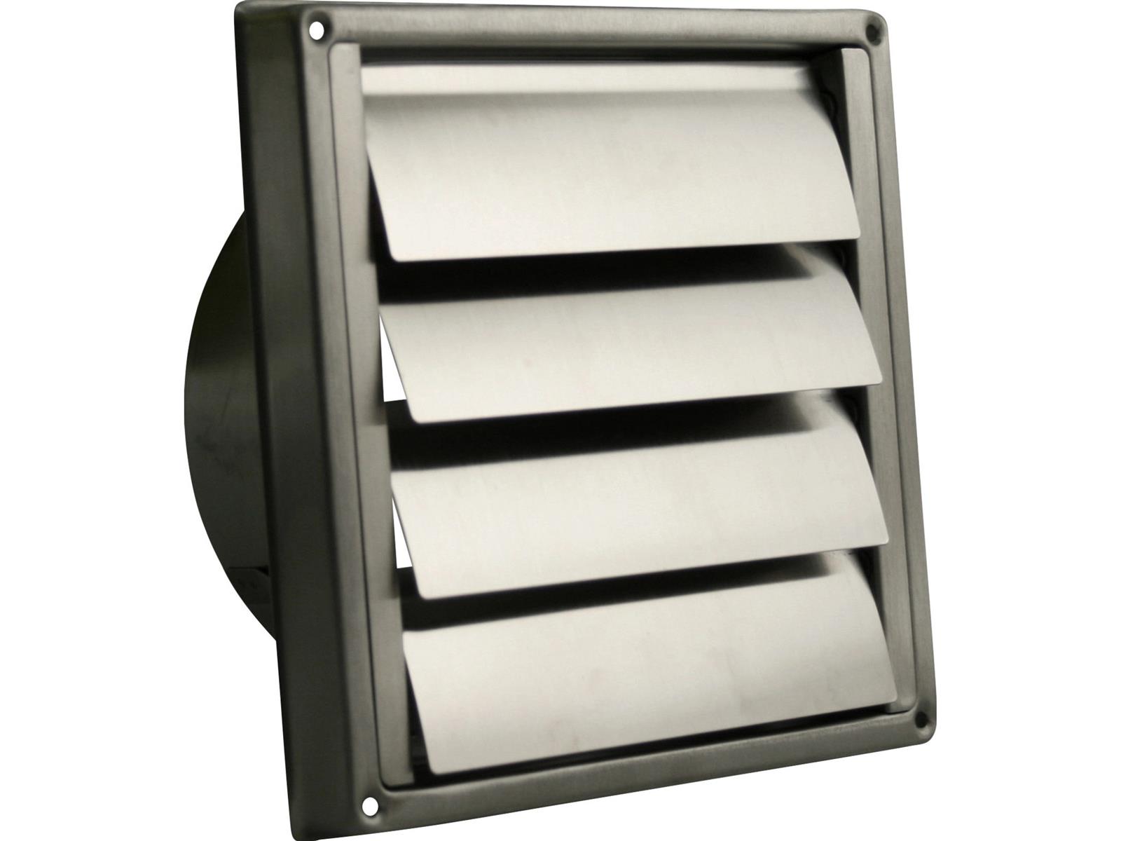 Marley Selbsttätige Verschlussklappe Edelstahl 183 x 183 mm System 150