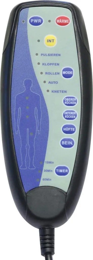 Schmerztherapie, TENS-Gerät, Elektrotherapie, Körpertherapie, Programmdruck