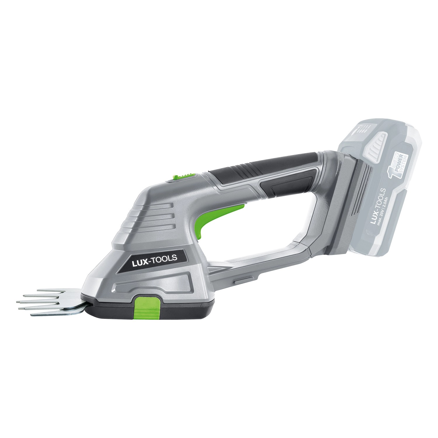 LUX 20V Akku Gras und Strauchschere 1 PowerSystem A GS 20/20 ohne Akku und Ladegerät