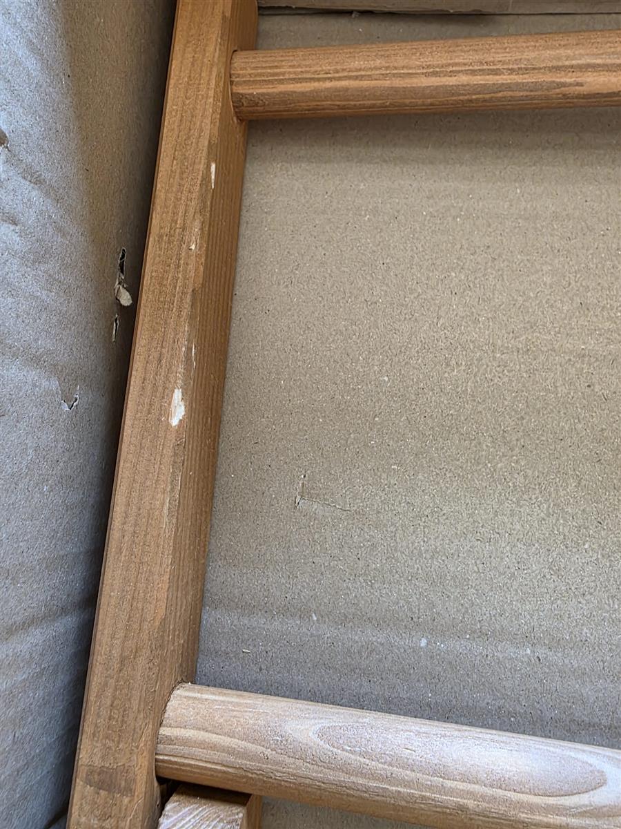 Dobar Ausklappbare Pflanztreppe braun mit 3 Pflanzkästen #DH11