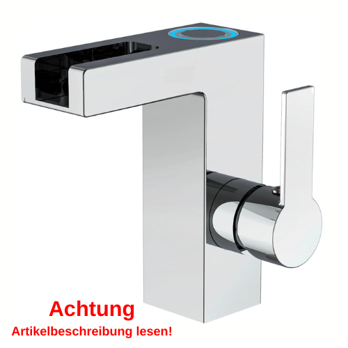 Schütte Led Waschtischarmatur mit Schwallauslauf Orinoco Chrom #E362