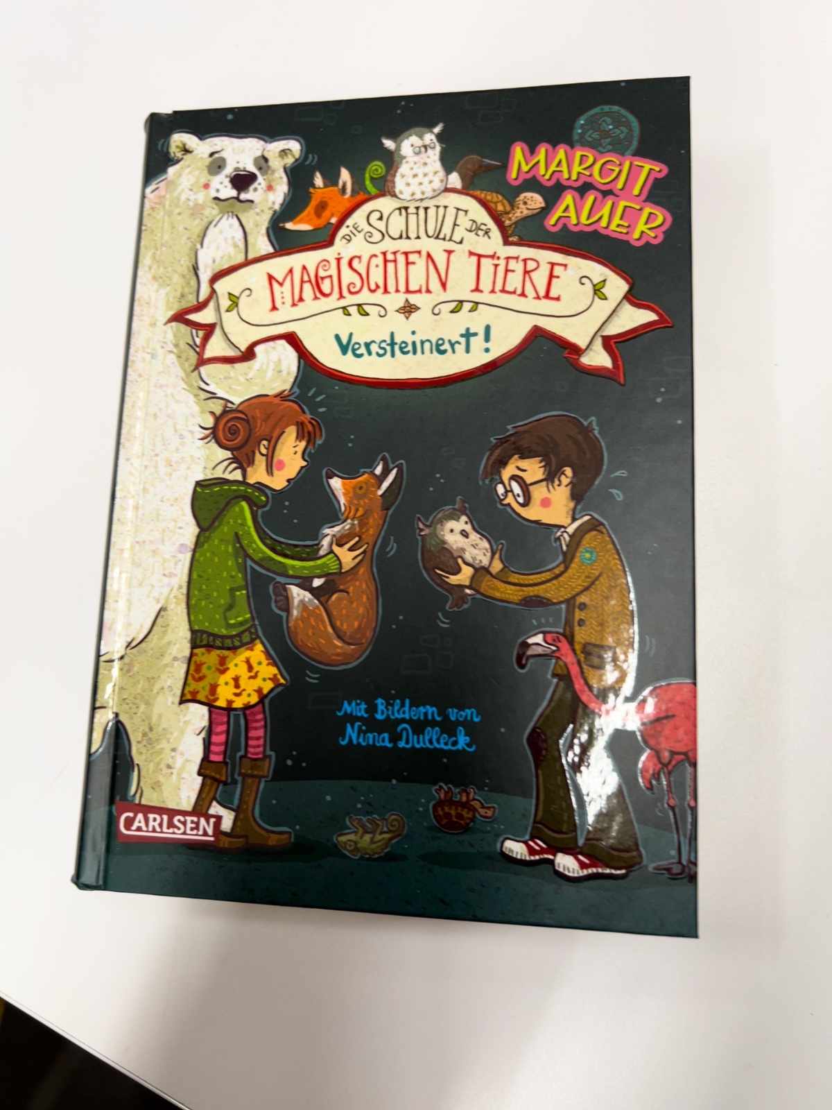 Kinderbuch, Tierfabel, Magisches Buch, Versteint, Illustrationen