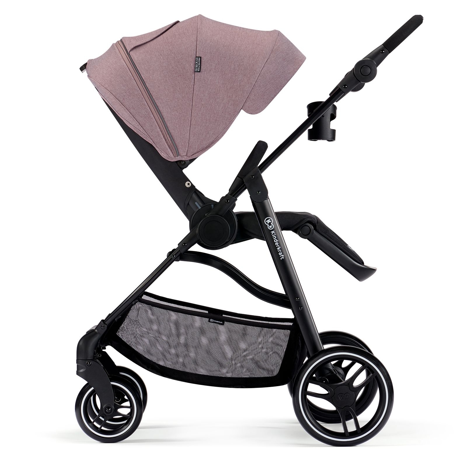 Kinderkraft Kinderwagen VESTO rosa mobiler Kinderwagen