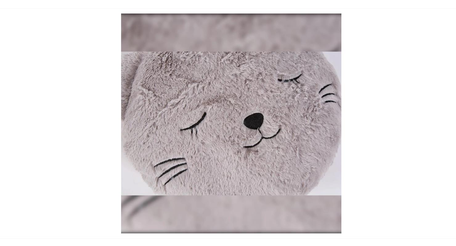 Kinderkissen "Katze"  Kunstpelz D28 cm