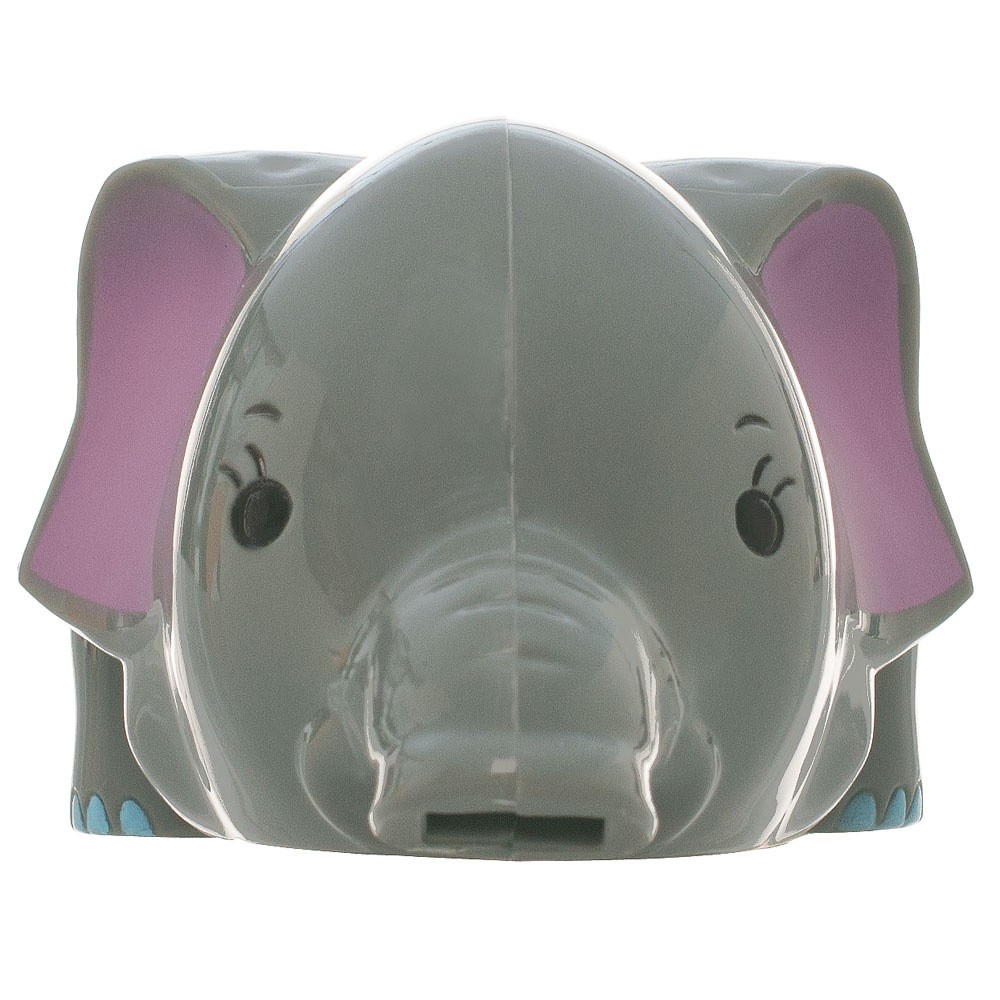 Elefant Spielzeug, Rückansicht, Grauer Elefant, Rose Ohren, Plastikspielzeug