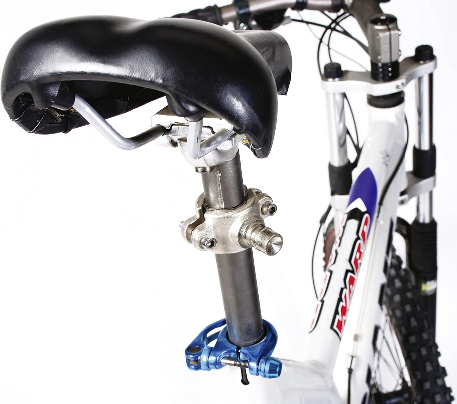 dobar Sattelhalterung für Hundeleine Walky Dog Plus Zubehör für Fahrradleine Befestigung für Abstandhalter Edelstahl