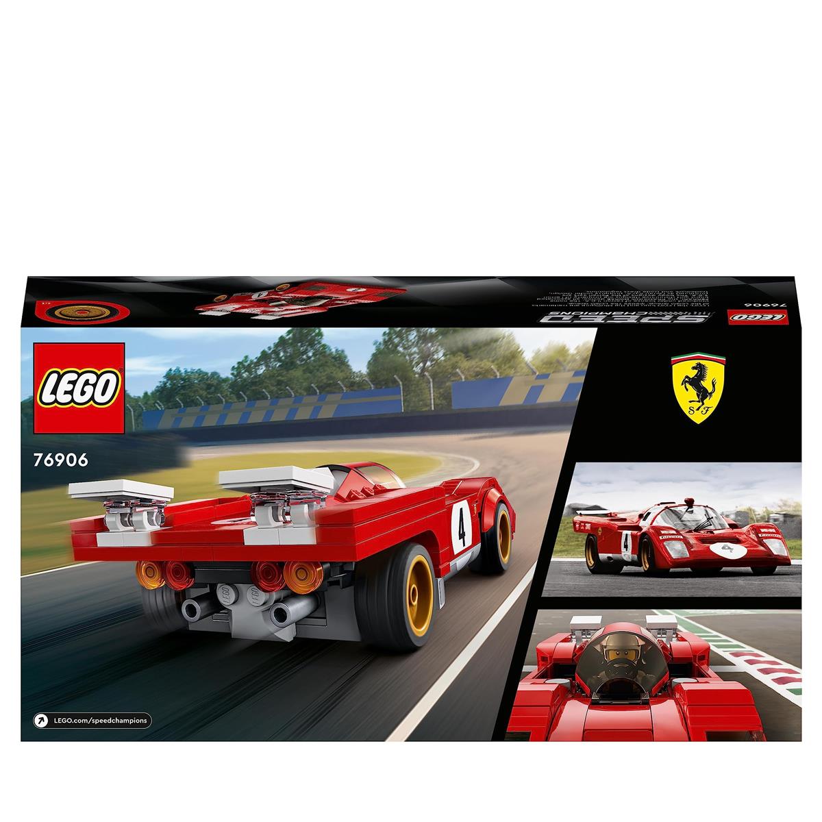 LEGO Speed Champions 76906 1970 Ferrari 512 M Modellauto Bausatz Rennwagen 2022 Kollektion LEGO-Bausteine LEGO-Sets LEGO-Steine Bausteine Sets
