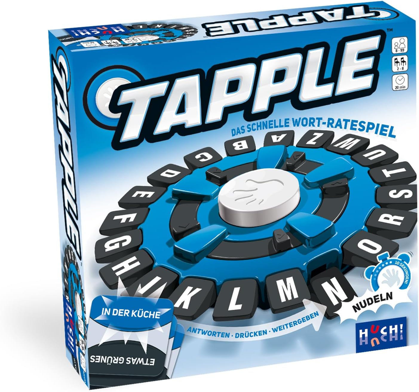 HUCH! Tapple Spiel Deutsch Stadt-Land-Fluss-Spiel Wortspiel