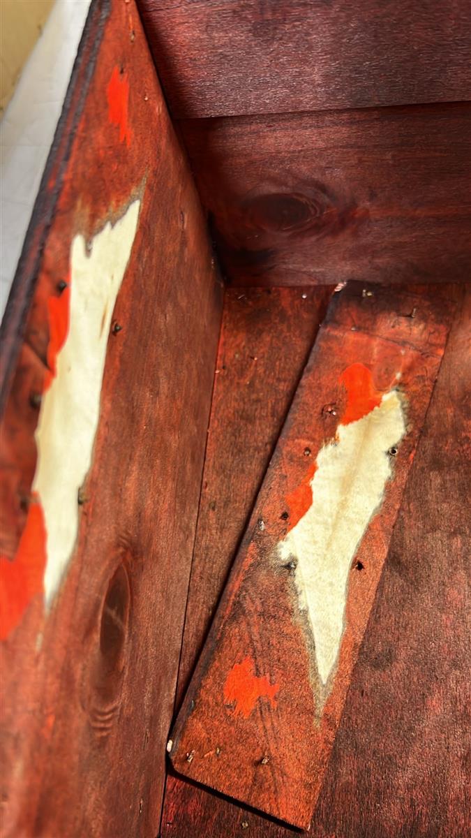 HMF Schatztruhe aus Holz Frankreich 50cm 2131