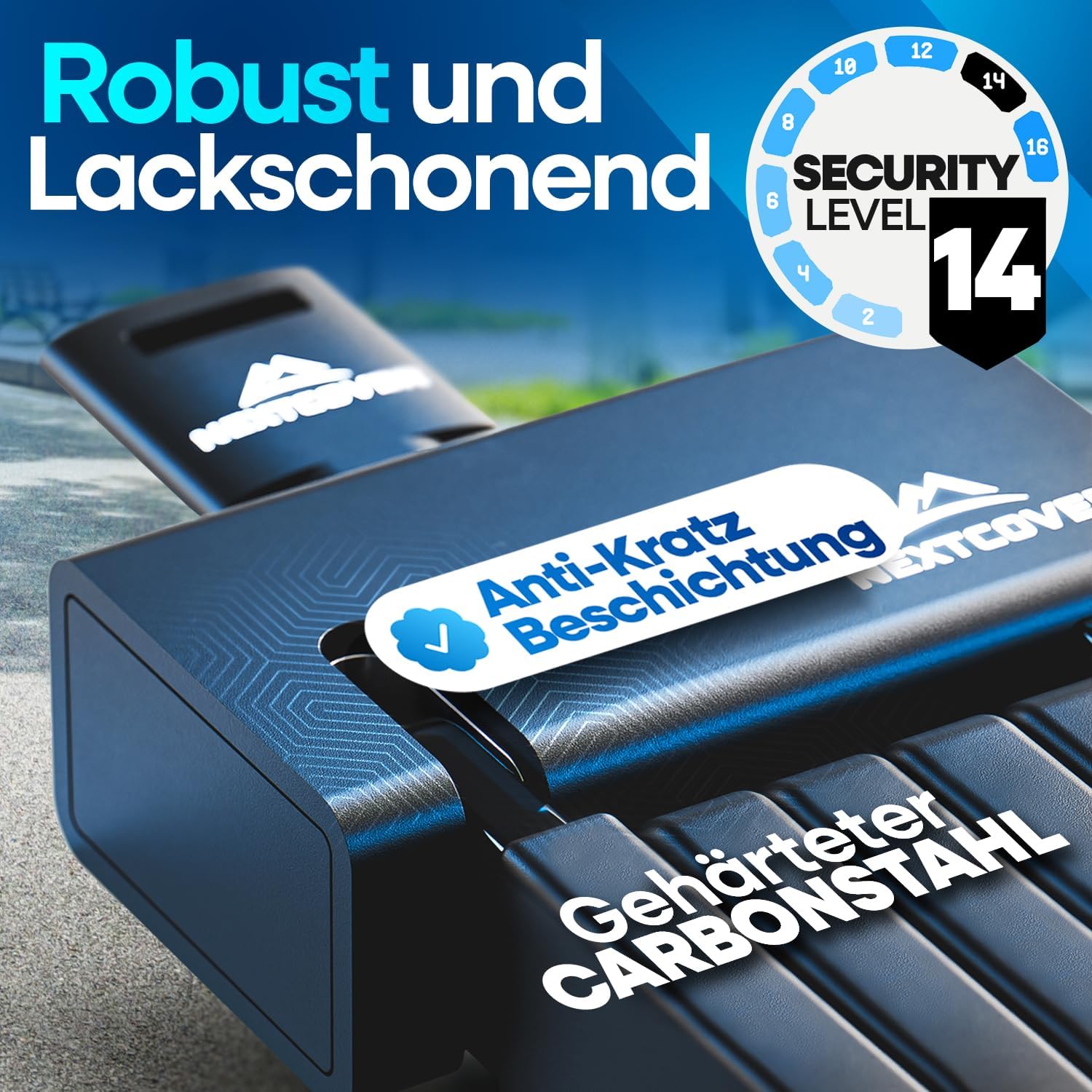 NEXTCOVER Faltschloss Fahrrad FoldOne Fahrradschloss