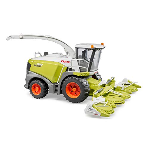 Bruder 02134 Claas Jaguar 980 Feldhäcksler Bauernhof Landwirtschaft Traktor Trecker Schlepper Bulldog Fahrzeug Erntemaschine Maisgebiss Feldarbeit Spielzeug 1:16