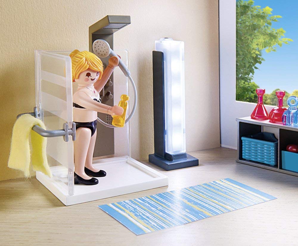 PLAYMOBIL City Life 9268 Badezimmer Mit Lichteffekten Spielzeug