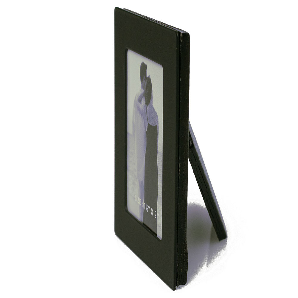 Kleiner Magnet Bilderrahmen, schwarz 5 x 6,5 cm Mini