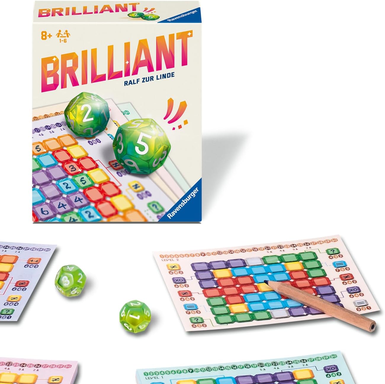 Ravensburger 23491 Brilliant Würfelspiel Gesellschaftsspiel