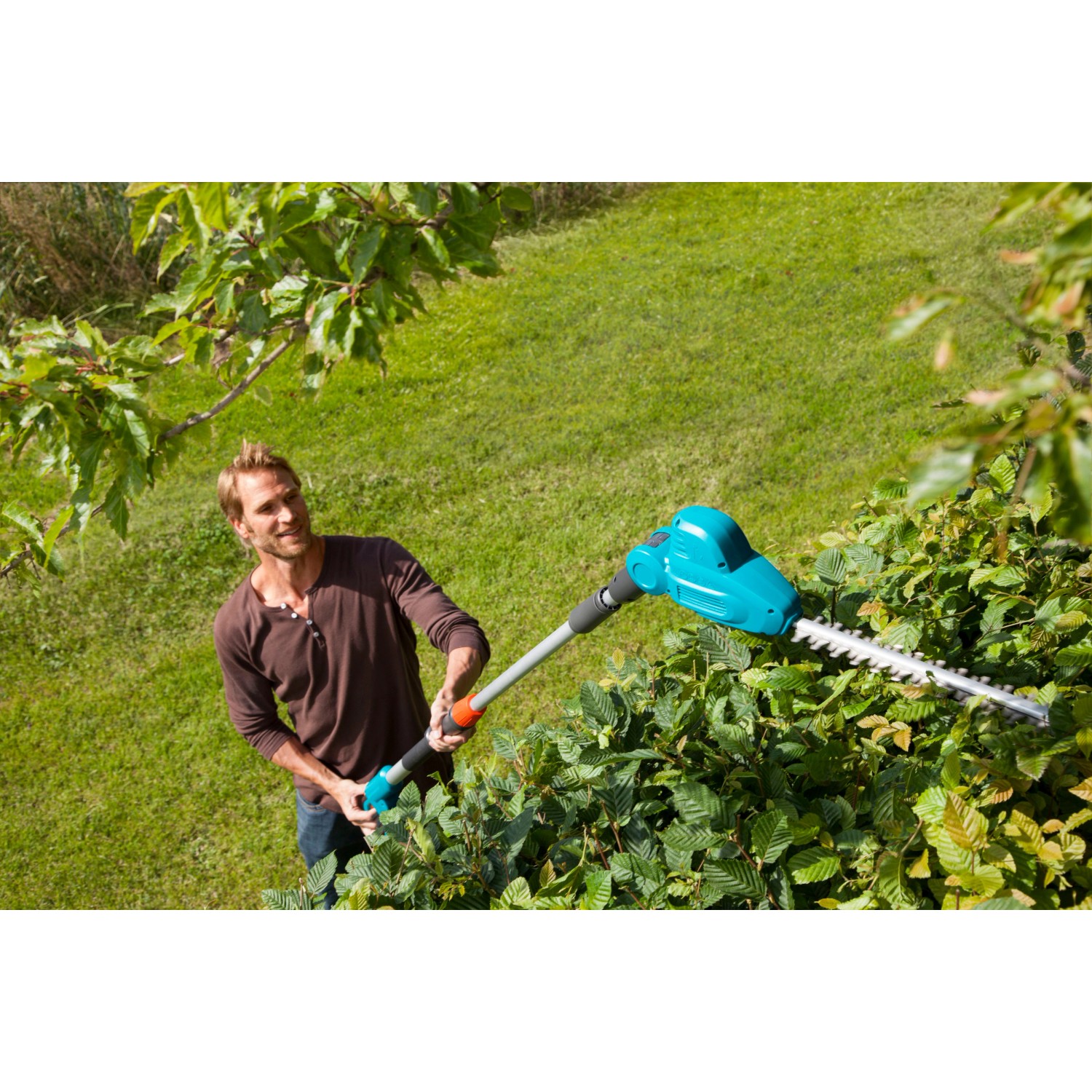 Gardena Elektro Teleskop Heckenschere THS 500/48