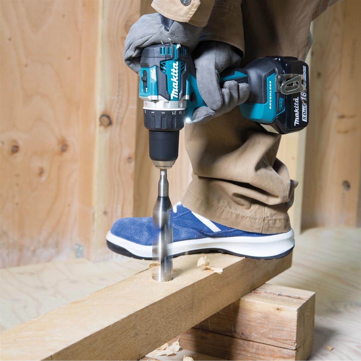 Makita 18 V Akku Bohrschrauber DDF484RTJ inkl. 5 Ah Akkus mit Koffer