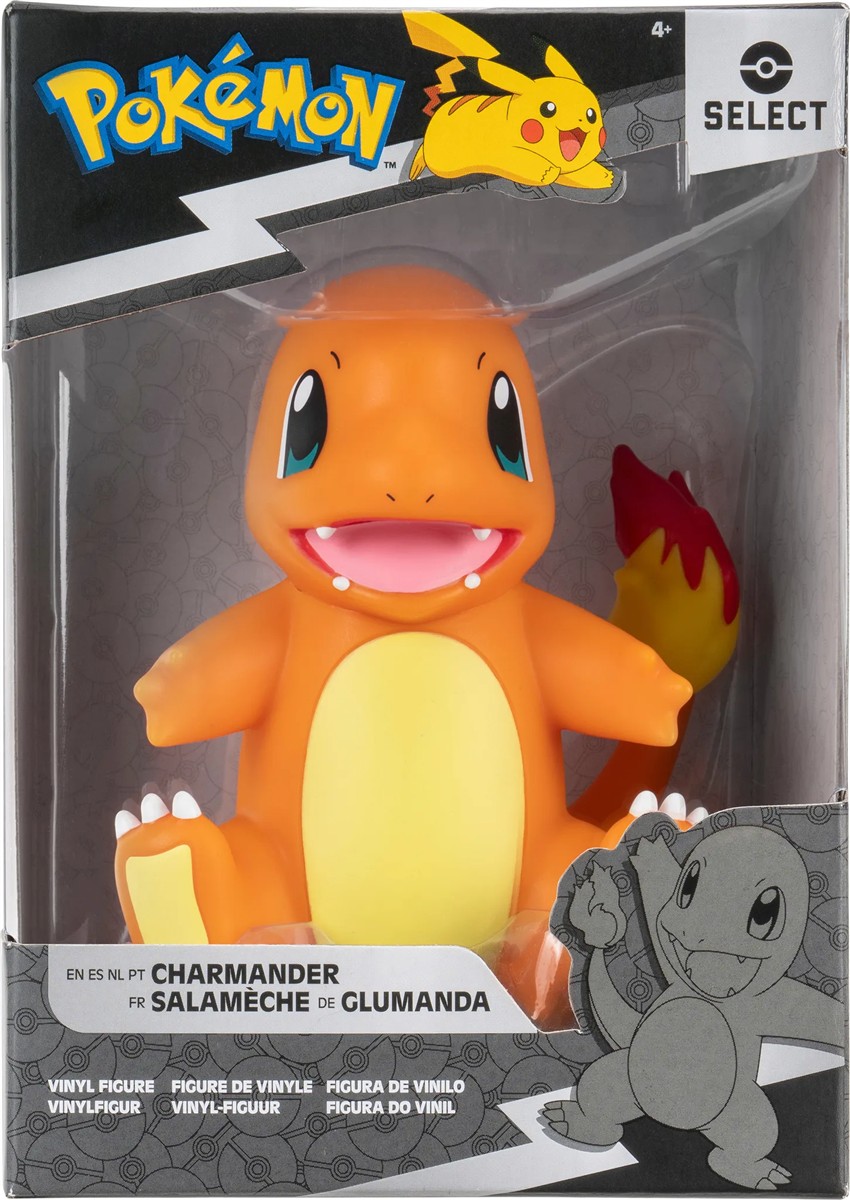 Pokemon, Figure, Charmander, orange, toy