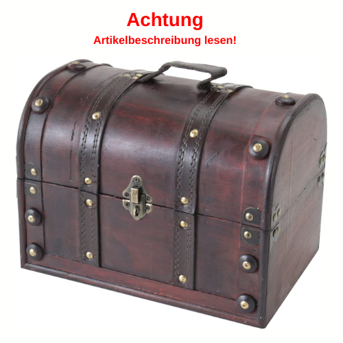 HMF Schatztruhe aus Holz Italien #1902