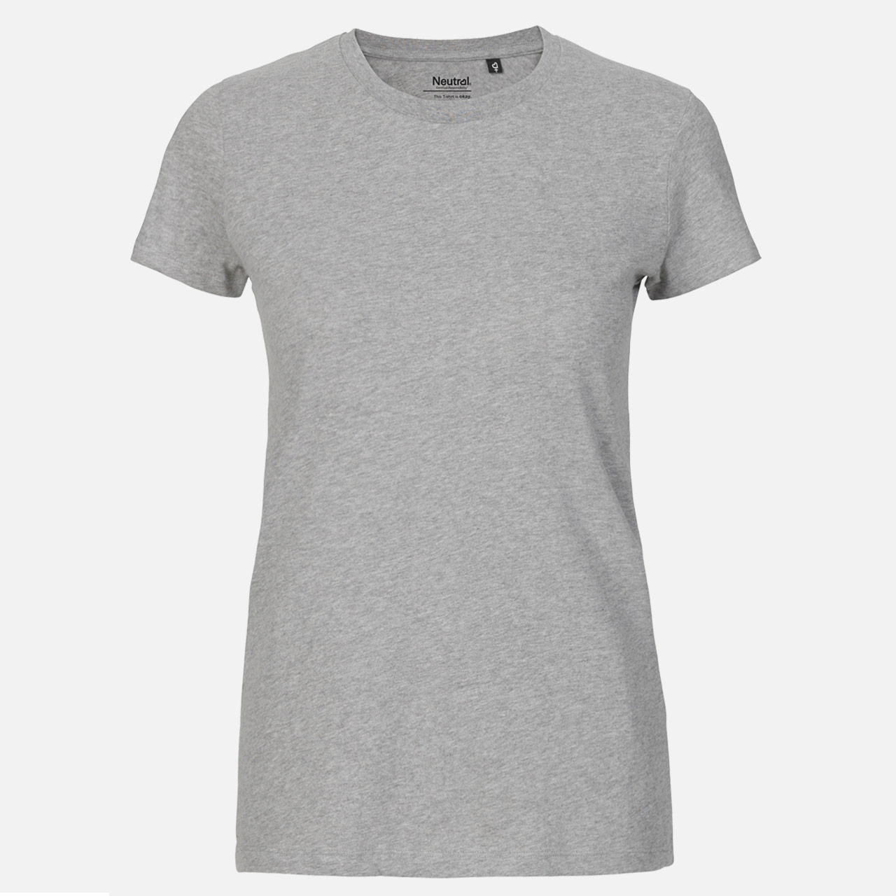 Neutral® Ladies Fit T-Shirt - Bio-Baumwolle Sports Grey