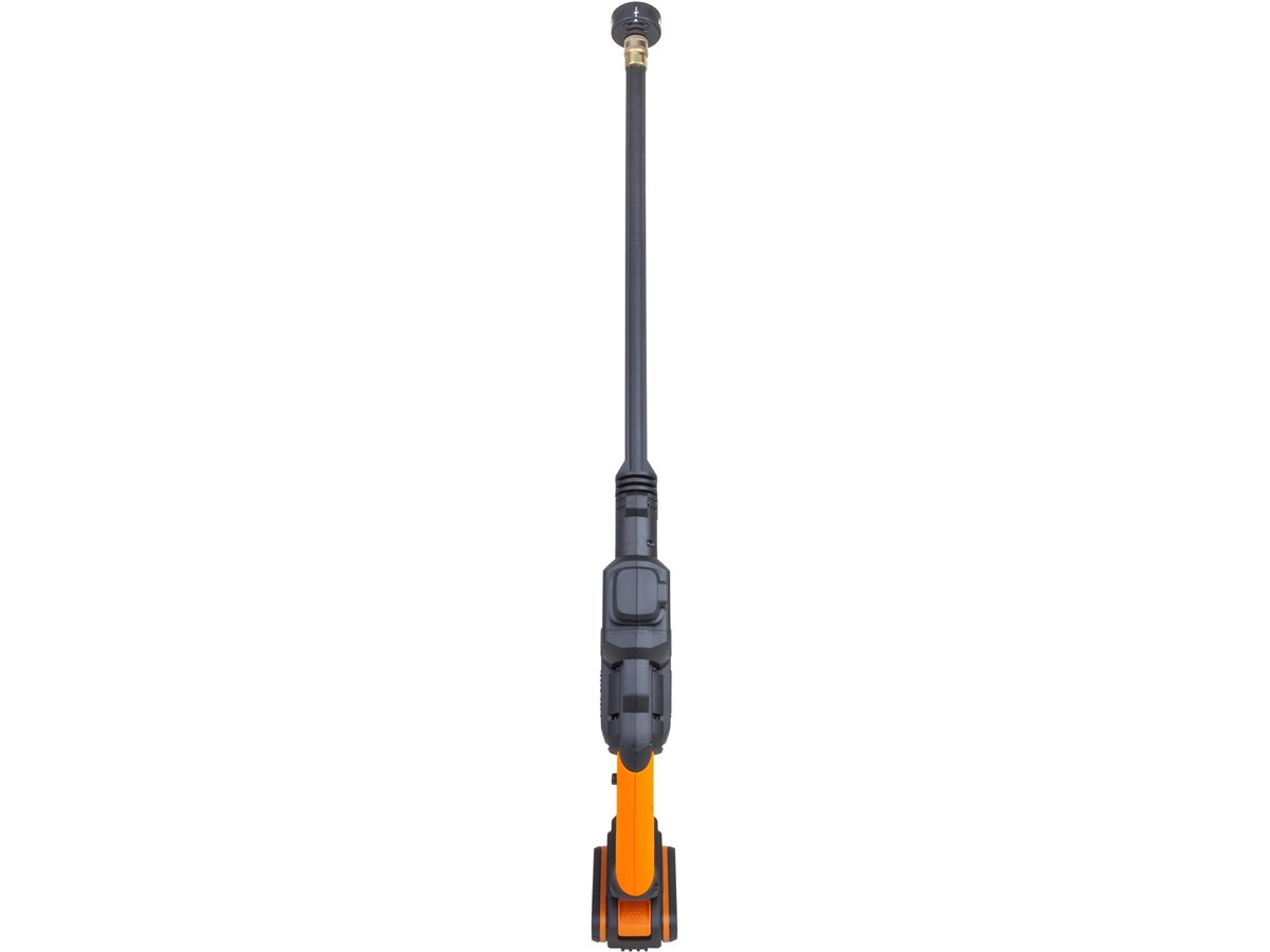Hochdruckreiniger, Ausziehbarer Stab, Schlauchlos, Schwarz/Orange, Druckreiniger Zubehör