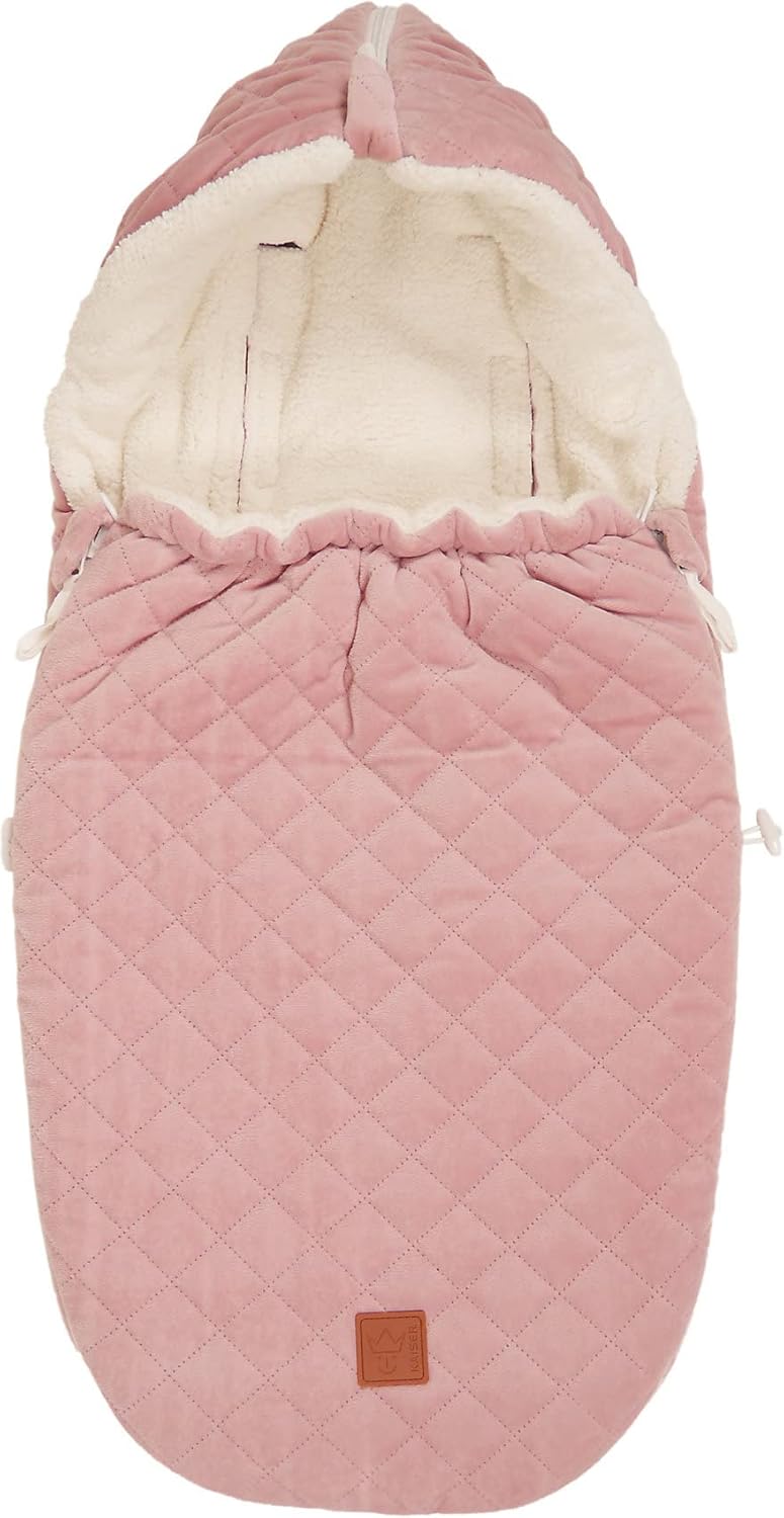 Kaiser 65386-721 Fußsack Velvet Hoody Babyschalenfußsack