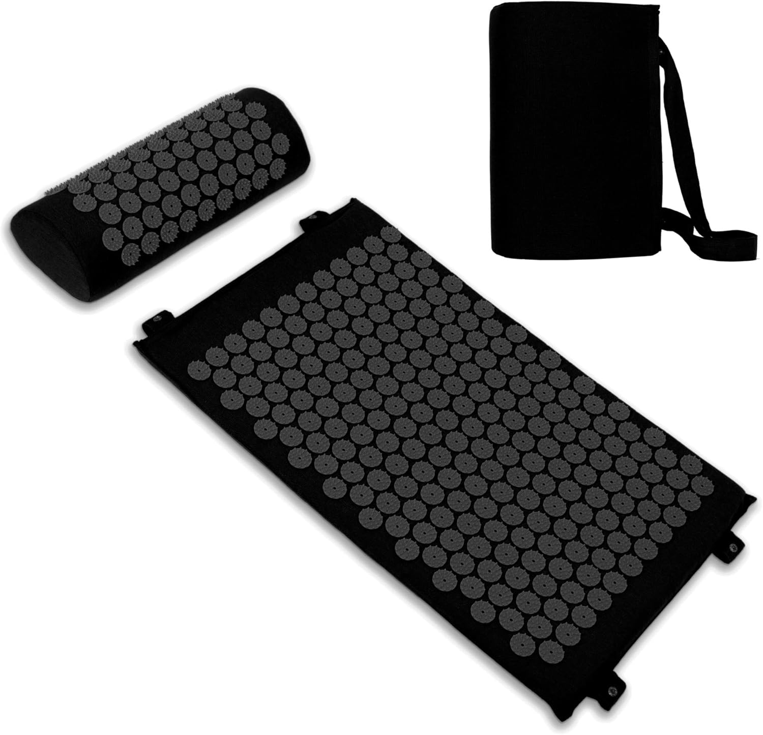 Belmalia Akupressurmatte mit Kissen Akupressur-Set Massagematte Entspannung