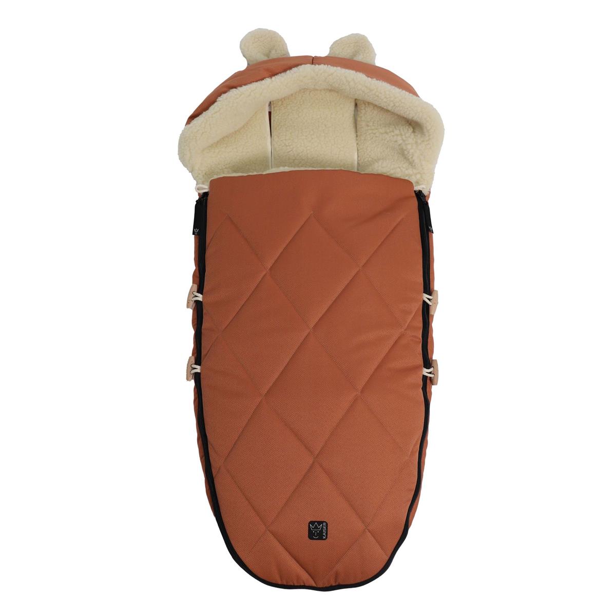 Kaiser 65825782 XL EARS Wool Fußsack coral gold