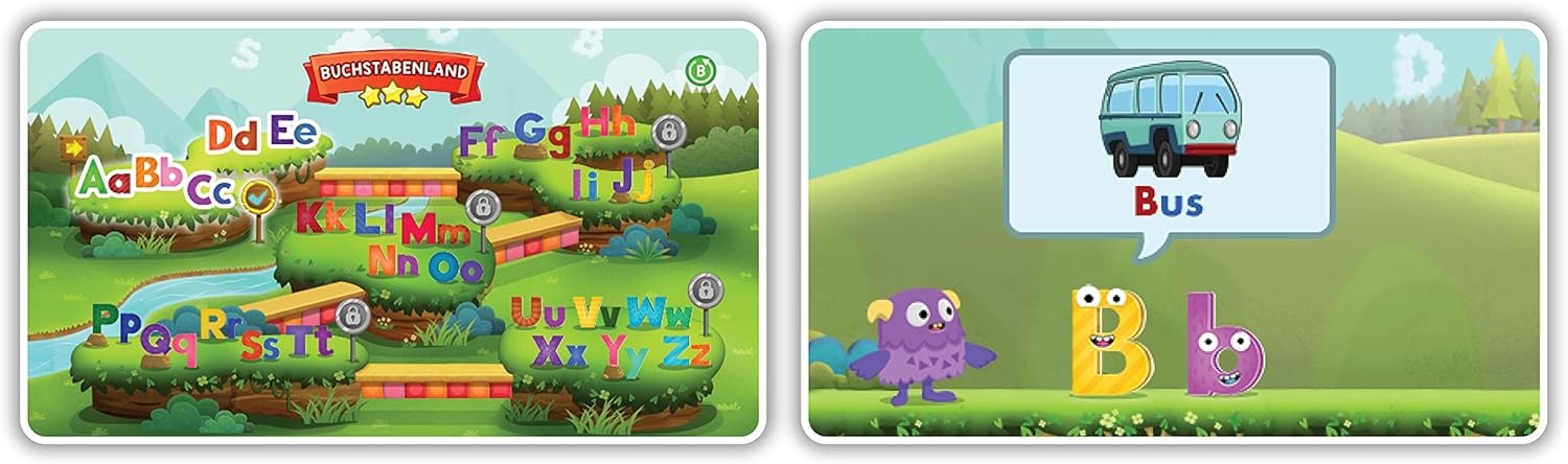 VTech ABC Smile TV pink Kabellose Lernkonsole für Kinder von 3 bis 7 Jahren