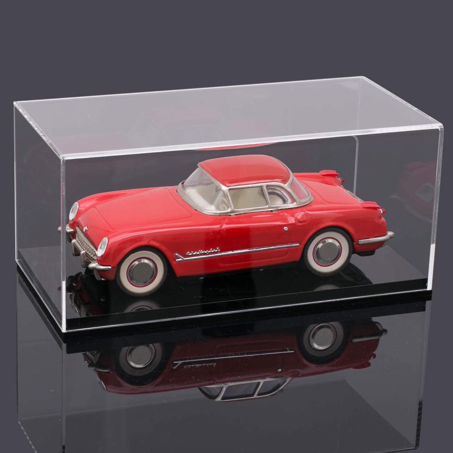 Modellauto, rotes Auto, Spielzeugauto, Ausstellungsgehäuse, Die-Cast