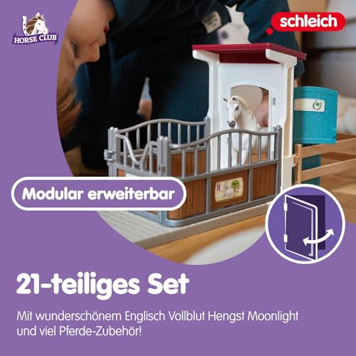 Schleich Horse Club 42569 Pferdebox Pferd Spielfigur Figur Spielzeug