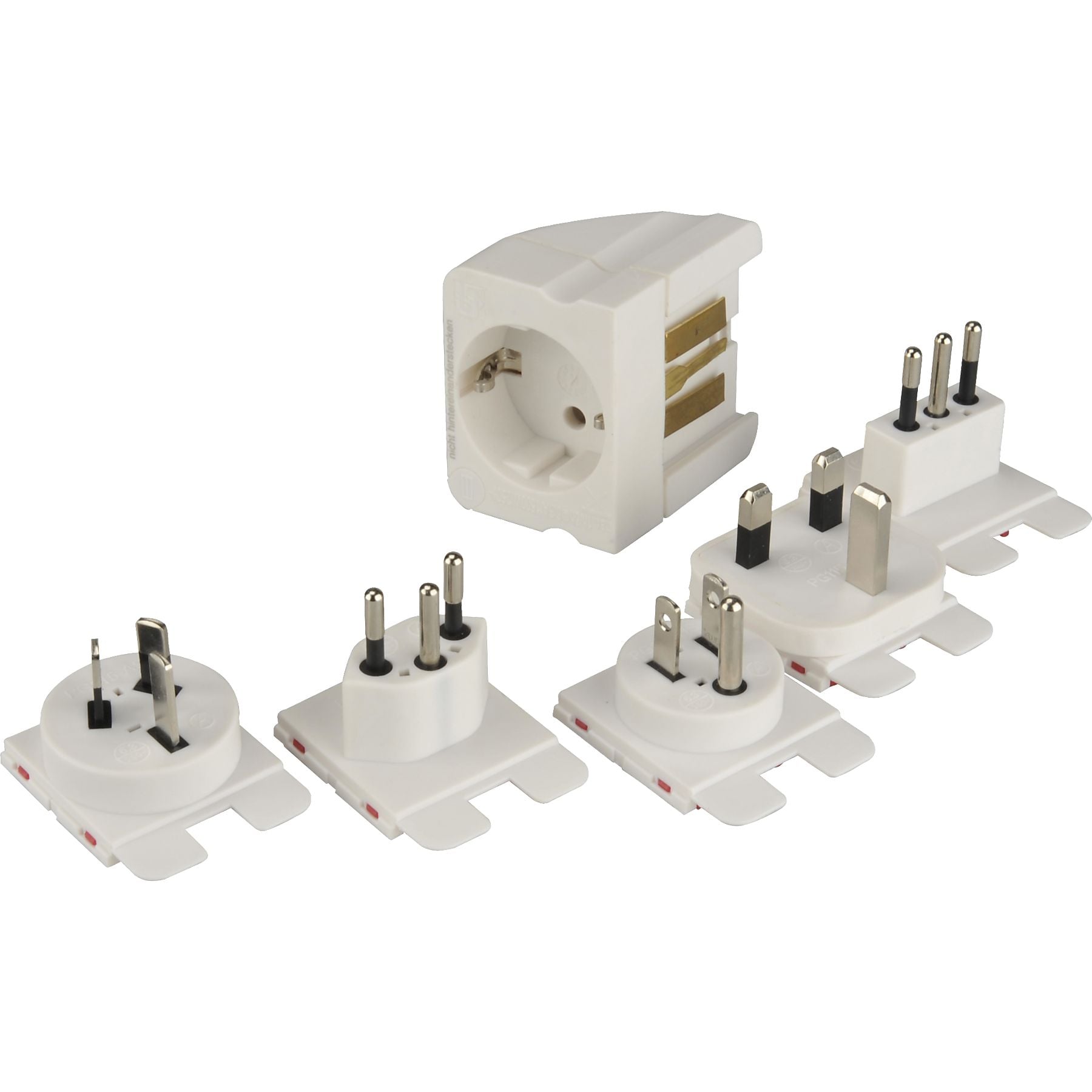 Steckeradapter, EU-Stecker, Adapter-Stecker, Netzstecker, Schukostecker
