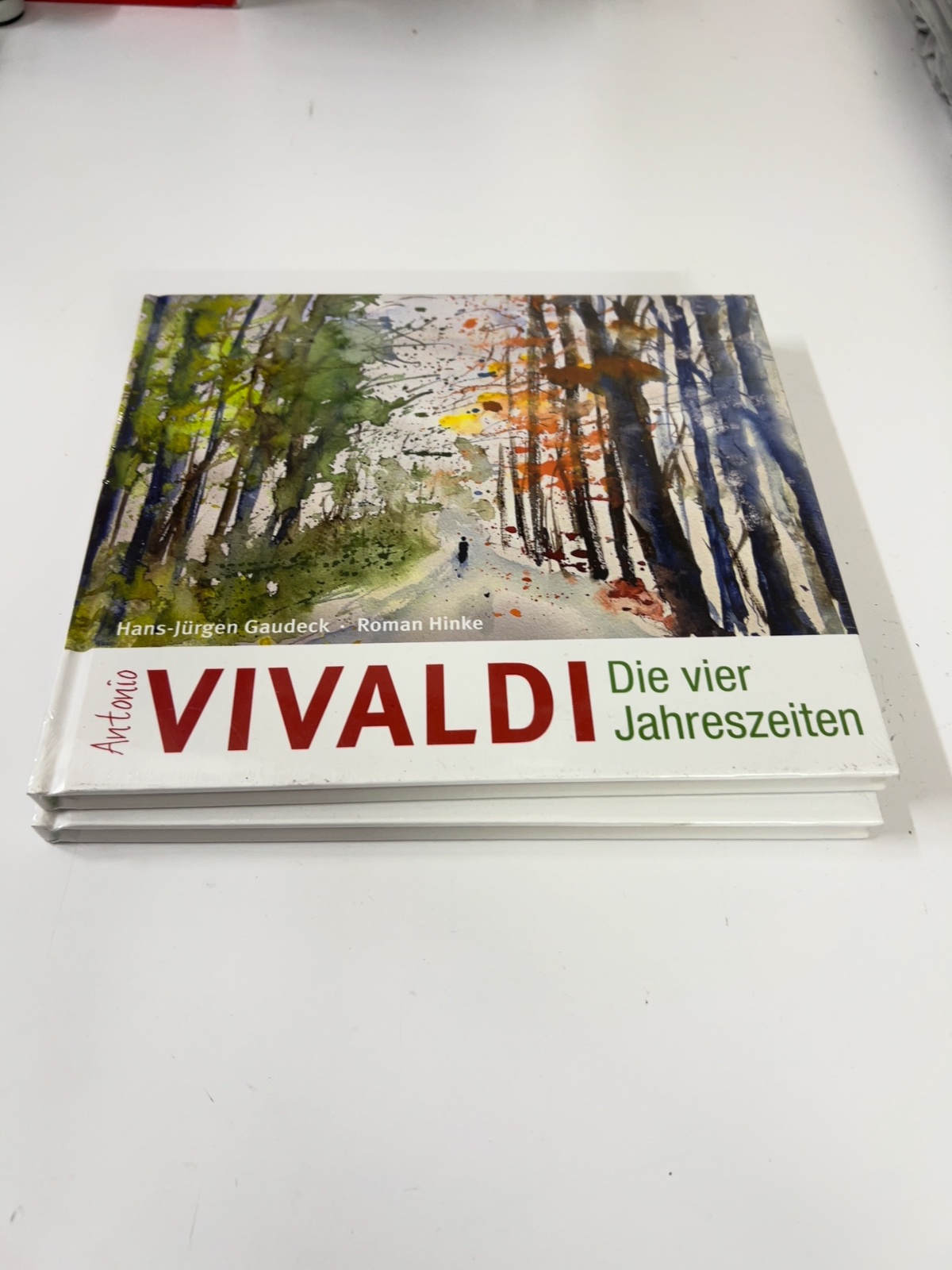 Kunstbuch, Vivaldi, Jahreszeiten, Waldbild, Hardcover