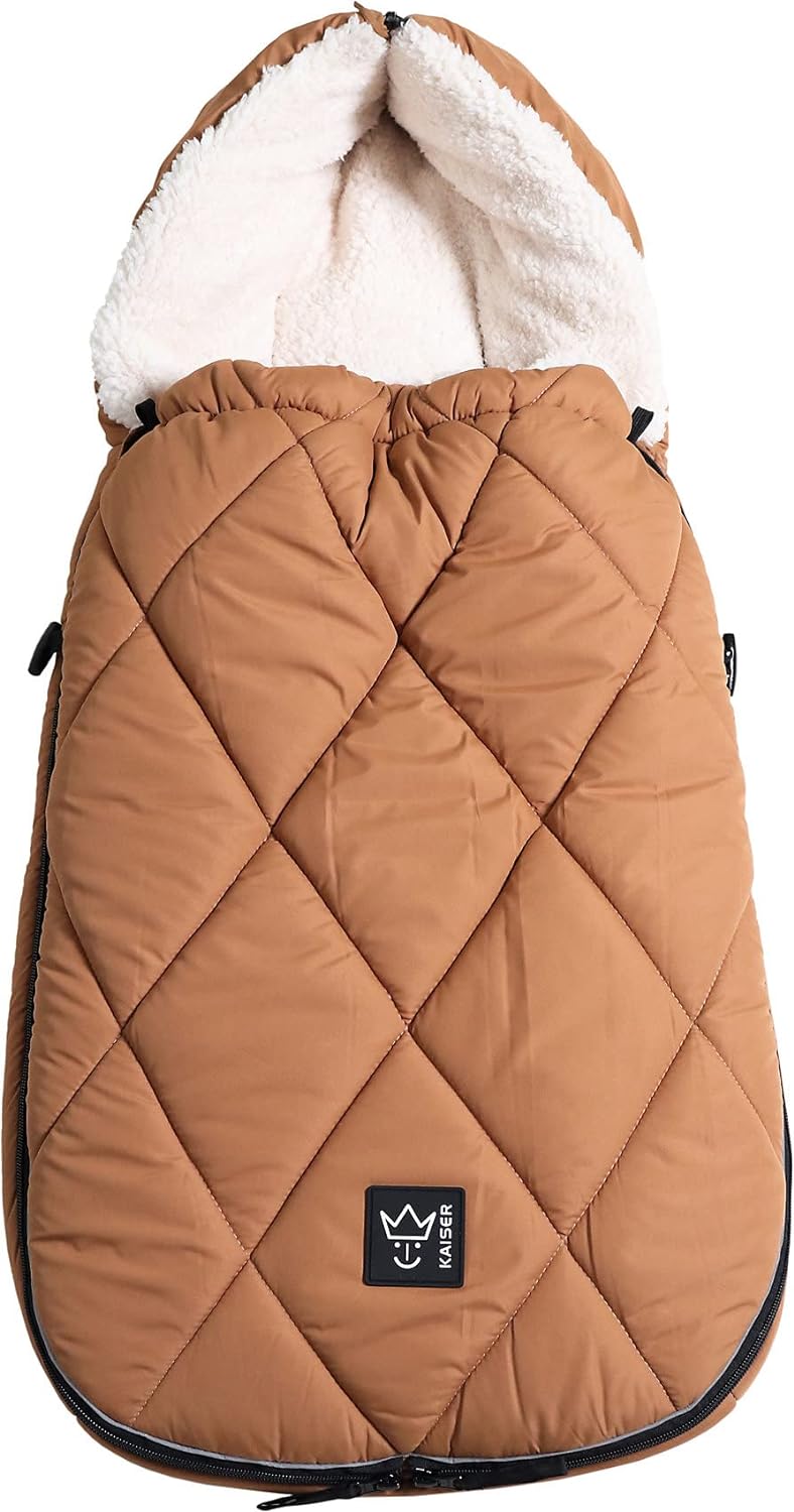 Kaiser 65763740 Thermo Fußsack Too Camel Sherpa Fleece