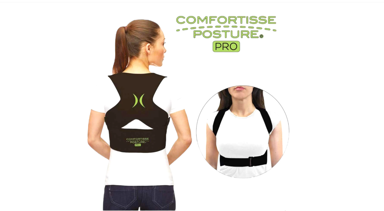 Geradehalter für Rücken S-M Rückenstabilisator Posture Pro Comfortisse