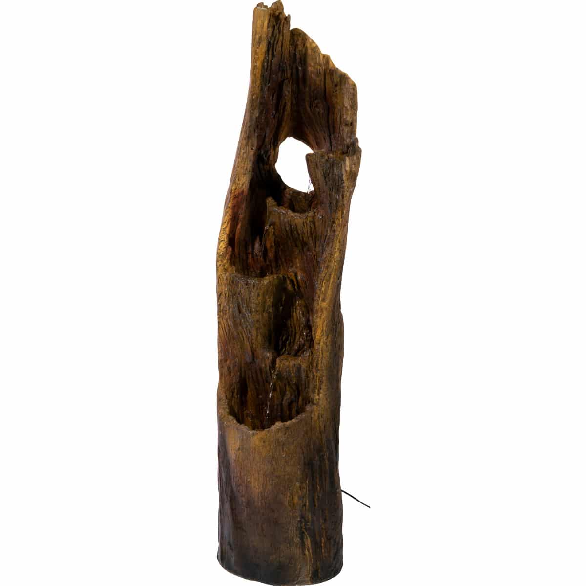 Dobar Gartenbrunnen Baumstamm Polyresin