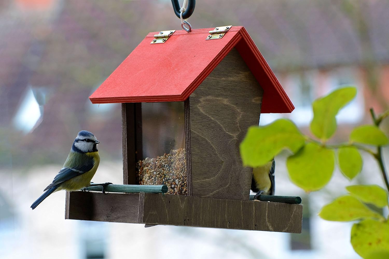 Dobar Vogelfutterhaus hängend Futterstation Wildvögel Vogelhaus #D260