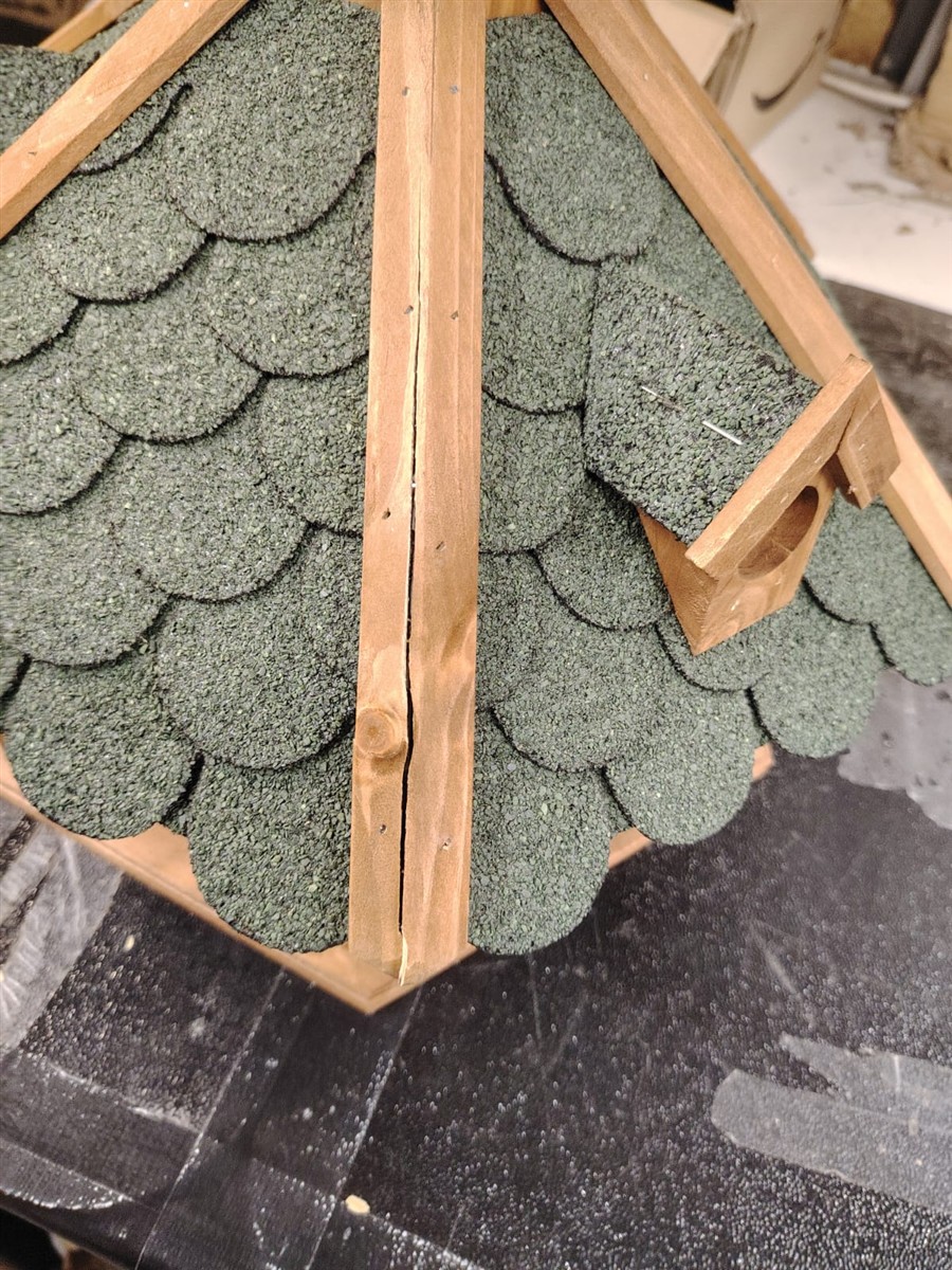 dachschindel, schiefer, dachkonstruktion, holzbalken, dachstein-schalung