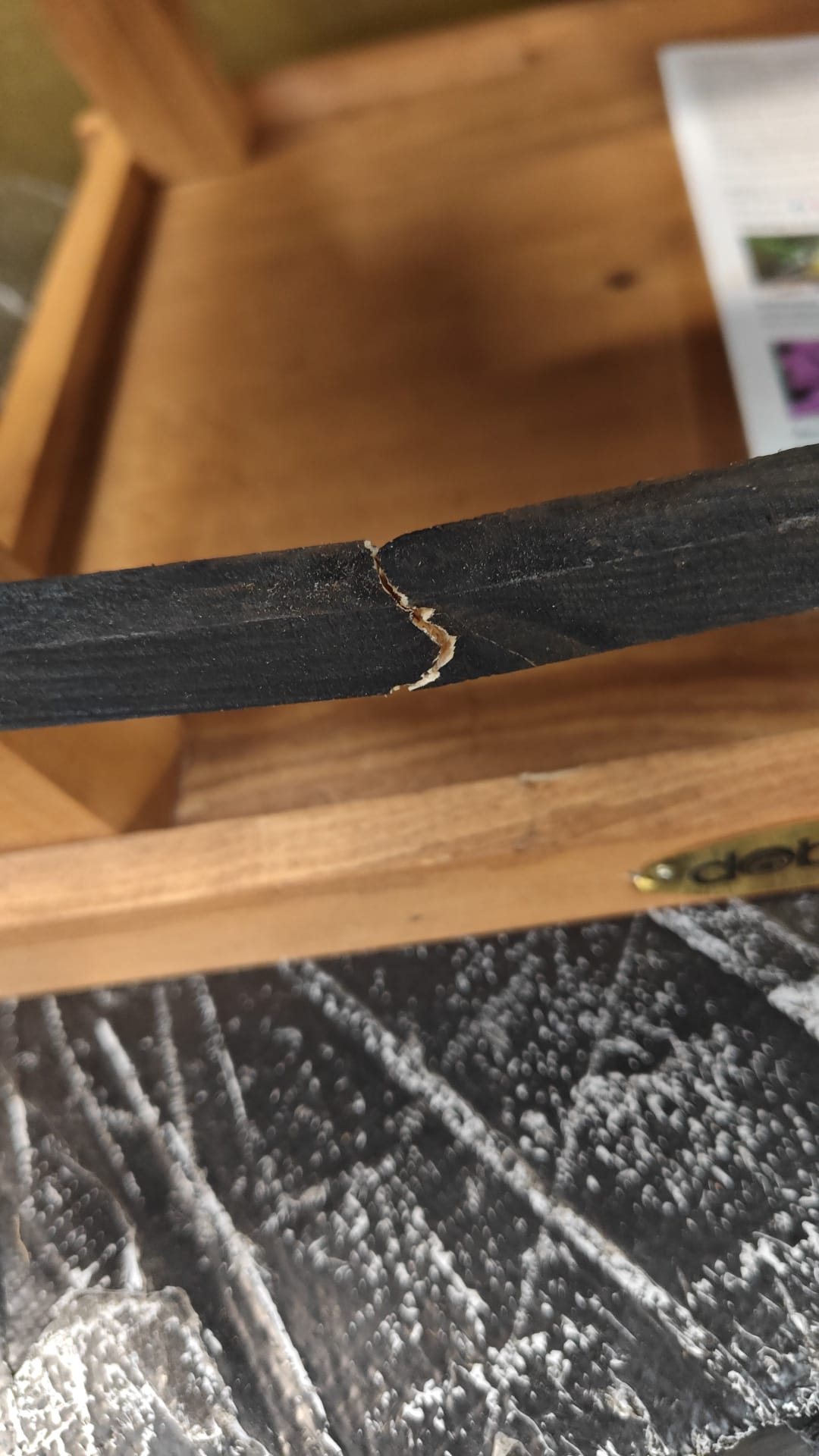 Beschädigung, Holz, Riss, Schraube, Bodenbelag